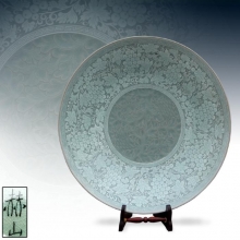 혁산 방철주作 - 대형 도자기 접시(55cm) (8251)
