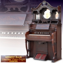 엔틱 헤베트 엘리스 체스터 장식용 피아노 (8323)
