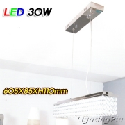 럭셔리 크리스탈 P/D 식탁등 LED 30W(W605mm)