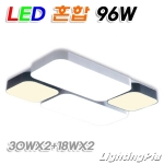 크로스퍼즐드림 혼합 거실등 LED 96W(W770mm)