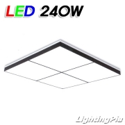 아스텔드림 정사각 거실등 LED 240W(W980mm) 블랙/화이트