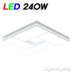 리네아드림 정사각 거실등 LED 240W(W975mm) 블랙/화이트