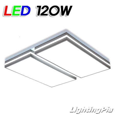 리네아드림 거실등 LED 120W(2+2 W700mm) 블랙/화이트