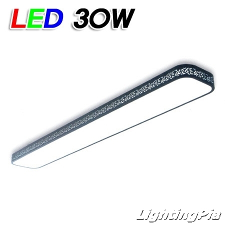 모던 테 주방등 LED 30W(L950mm) 블랙/화이트