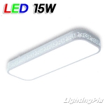 모던 테 주방/욕실등 LED 15W(L500mm) 블랙/화이트