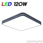 모던 테 통 거실등 LED 120W(W650mm) 블랙/화이트