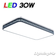 모던 테 직사각 방등 LED 30W(W500mm) 블랙/화이트