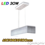 체크 P/D 식탁등 LED 30W(W630mm) 그레이/화이트