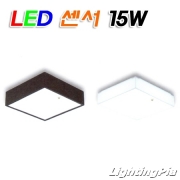 아스텔드림 센서등 LED 15W(W240mm) 블랙/화이트