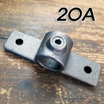 흑 주철 20A 양날개 고정 무나사 파이프피팅(파이프클램프) 198 Double Side Fixing Bracket