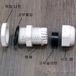 파이프 10A/15A에 맞는 케이블그랜드(CABLE GLAND) 1개