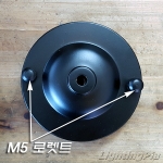 도장 너트(로렛트)大 2개 묶음 판매(M5*0.8山*W14*H13)-무광 흑색/백색