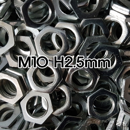 M10X1山 너트(H2.5/H3/H4mm) 100개