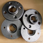 흑 B Type 1인치 후렌치(후렌지)(25A)-파이프조명/파이프인테리어,Floor Flange