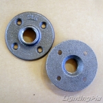 흑 B Type 3/4인치 후렌치(후렌지)(20A)-파이프조명/파이프인테리어,Floor Flange