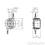 독일 보슬로 GU6.5 CDM-TM 20W, 35W 소켓