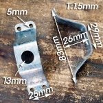 凸 와다시(L83mm)中-샹들리에 천정 후렌지 고정용으로 사용(1.5T 홀13mm)