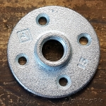 백 B Type 1/2인치 후렌치(후렌지)(15A)-파이프조명/파이프인테리어,Floor Flange