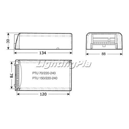 오스람 POWERTRONIC 70W(HQI,HCI,메탈,나트륨) 전자식 안정기