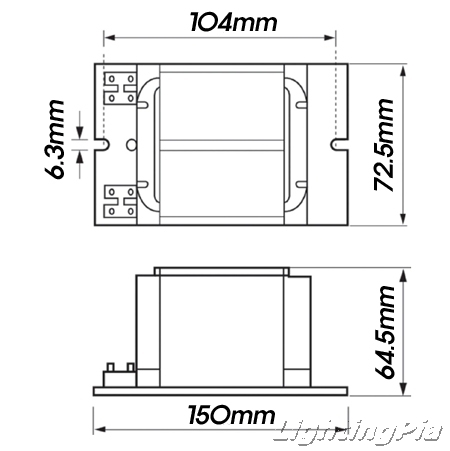 필립스 150W 건식 CDM/HQI)용 안정기만/SET(BSN 150L)