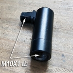 M10X1山 350도 회전 90도 꺾임 자유봉 흑색도장(Φ15.5XH44.5mm)