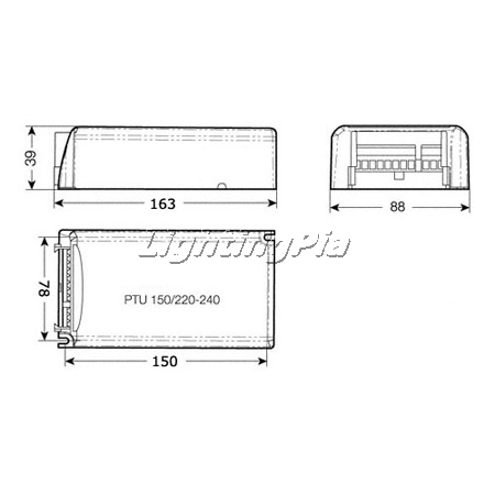 오스람 POWERTRONIC 150W(HQI,메탈,나트륨) 전자식 안정기