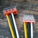 4Sq,6Sq용 3P,4P 푸쉬와이어콘넥터(전선꽂음형커넥터)(Push-in wire connectors) 250개