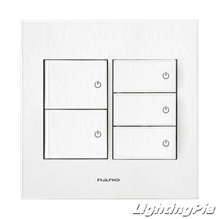 나노 아트2 화이트 5구 스위치