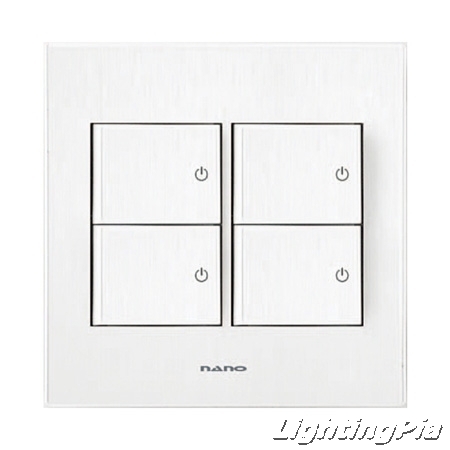 나노 아트2 화이트 4구 스위치
