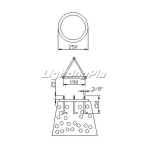 120L 마름모 14인치 정원등(H2,260mm)