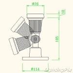 220V MR16 50W 직부형 수목등