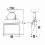 스페이드 투광기 HQI 150W