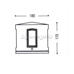 할로룩스 100W 벽등