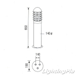FO86-650 잔디등(H650mm)