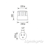 189-01 수목/잔디등(H260mm)