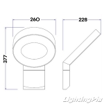 링 LED 벽등 18W(W260mm)