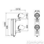 LED 서치라이트/횡단보도등 80W SMPS TYPE KS