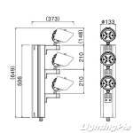 LED 서치라이트/횡단보도등 130W SMPS TYPE KS