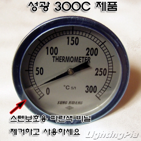 UNICON/성광/삼성 온도계 T형(0~150C/300C) Φ110mm 15A