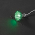 LED 12V 12개 광원 MR16-녹색