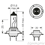 오스람 할로겐램프 12V 55W(H7 64210)