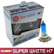 SOLARZEN 할로겐 전구 슈퍼화이트 12V 100W(H7)2개 1set