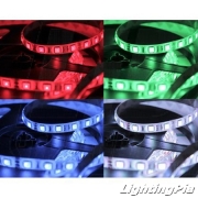 12V 방수 플렉시블 LED RGB(삼색) 5050Chip 300알 5M