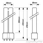 필립스 PL-L 36W TUV 살균 램프