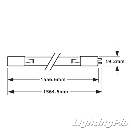 필립스 자외선 살균 램프(TUV 64T5 4P) 75W