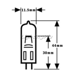 오스람 HLX 64625 FCR 12V 100W(GY6.35)