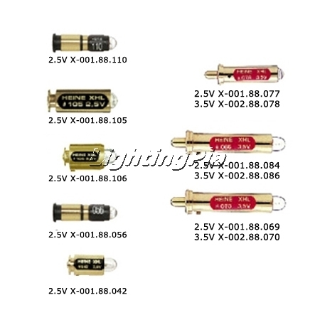하이네 검이경 mini2000용 램프(X-01.88.056/2.5V)