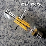 E14,E17 에디슨 LED 촛대구 4W(백열 36W 밝기)