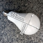 E26 LED Bulb A80 20W H153mm(삼파장매입등에 바로적용)