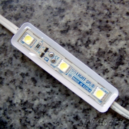 채널사인용 LED 3구 모듈 백색/전구색(OPL/KPL KS) 0.72W